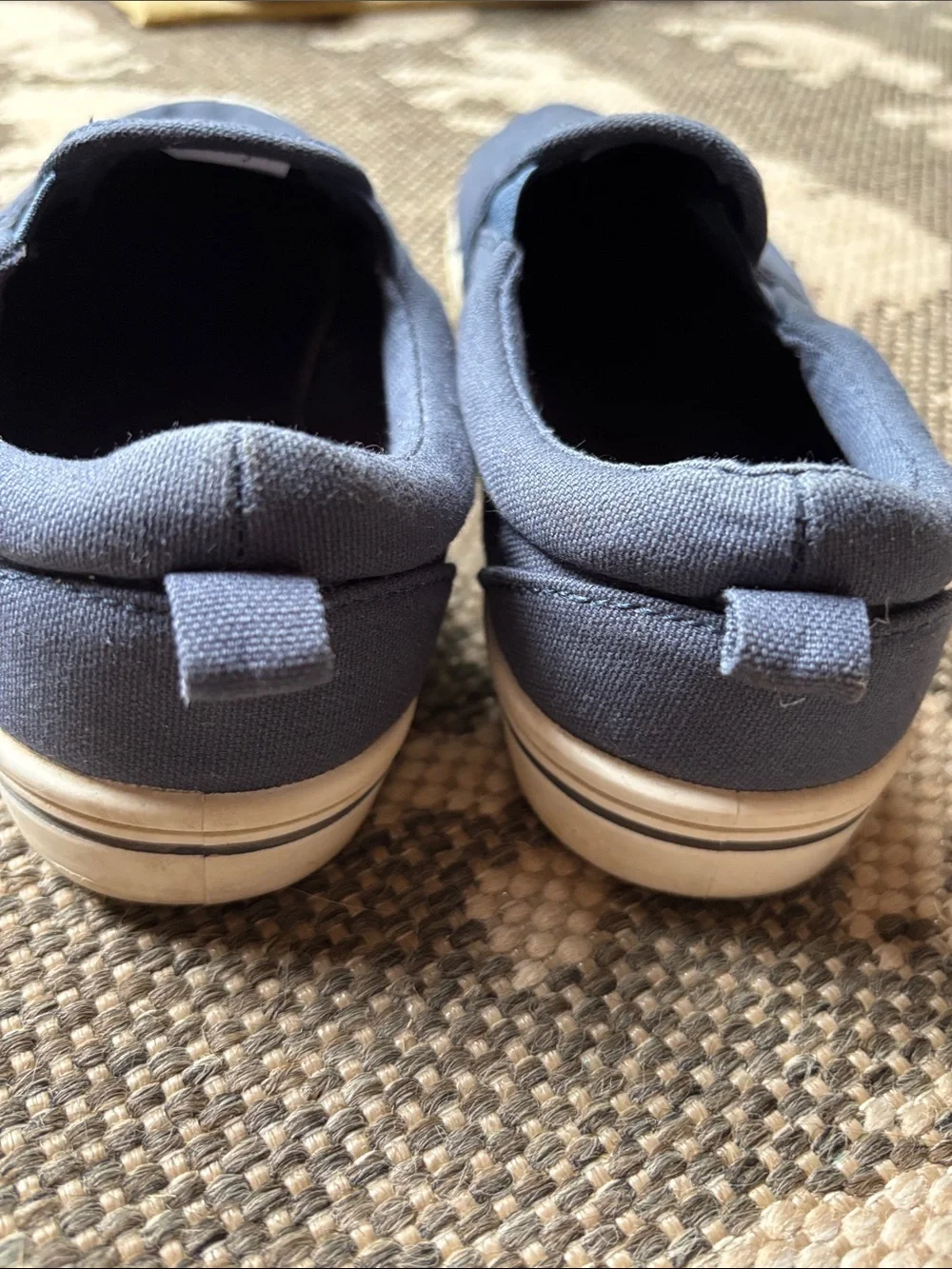 Cat & Jack Navy Slip-On Canvas Sneakers for Kids
